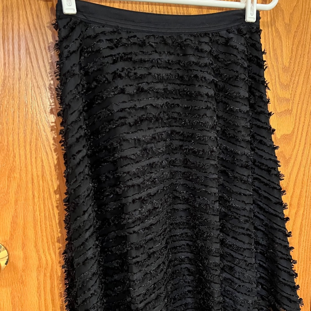 Maeve mid-length fringed skirt